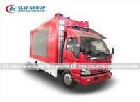 ISUZU P5 Waterproof Mobile LED Digital Billboard Advertising Truck