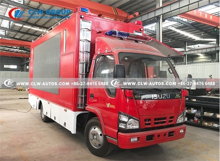 ISUZU P5 Waterproof Mobile LED Digital Billboard Advertising Truck