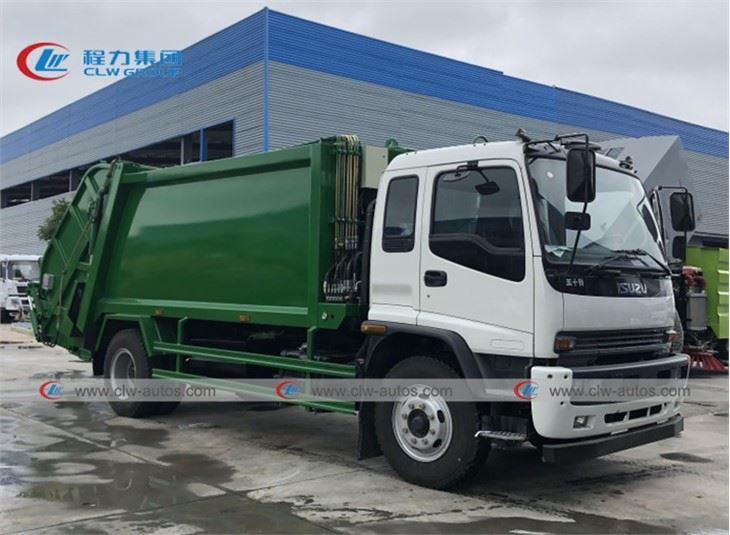 ISUZU 12CBM Sanitation Compression Waste Collection Truck