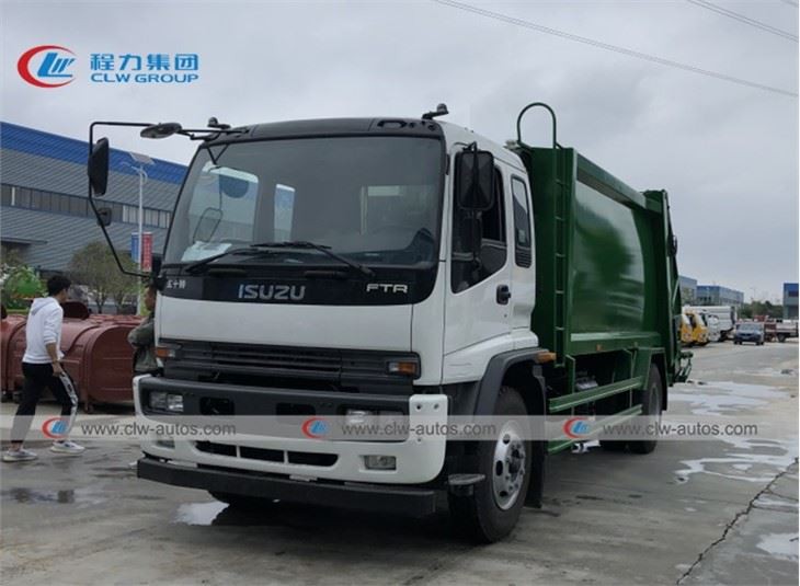 ISUZU 12CBM Sanitation Compression Waste Collection Truck