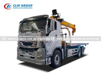 ISUZU Towing Truck With 8-tons Crane