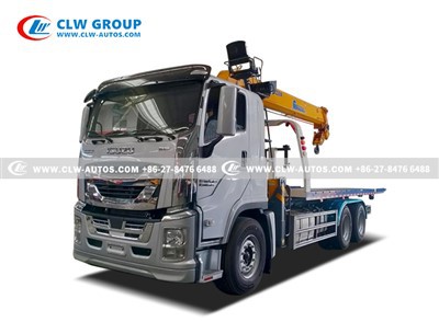 ISUZU Towing Truck With 8-tons Crane