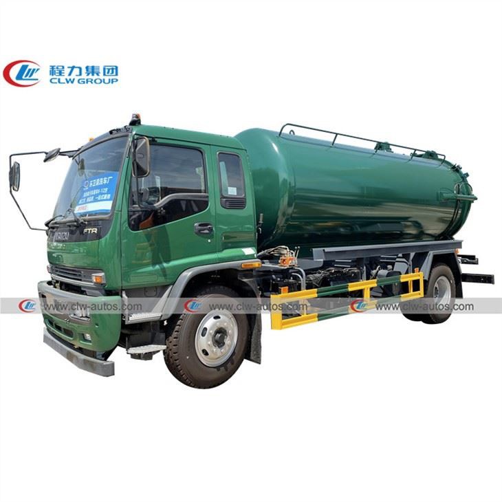 ISUZU Vacuum Sludge Pumper Truck 10Tons 10,000L