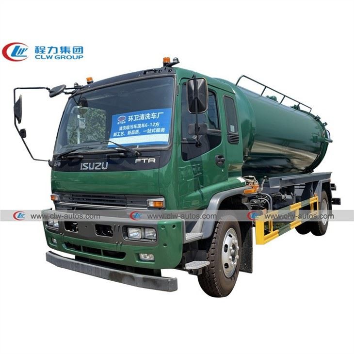 ISUZU Vacuum Sludge Pumper Truck 10Tons 10,000L