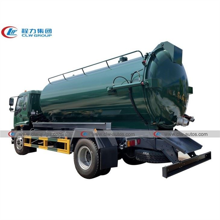 ISUZU Vacuum Sludge Pumper Truck 10Tons 10,000L