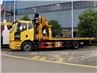 J6L Flatbed Tow Truck 8Ton Knuckle Boom Crane