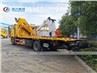 J6L Flatbed Tow Truck 8Ton Knuckle Boom Crane