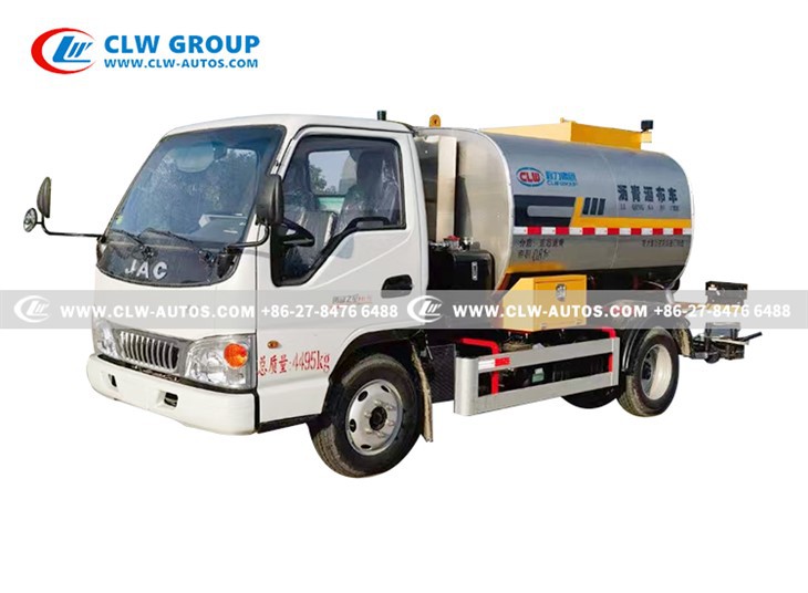 JAC 1 Ton Mini Asphalt Distributor Truck