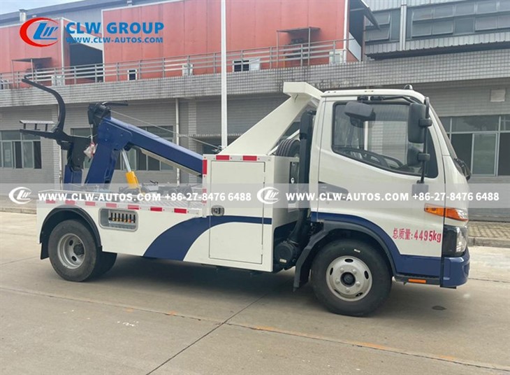 JAC 2Tons Wrecker Truck For Garage Rescue