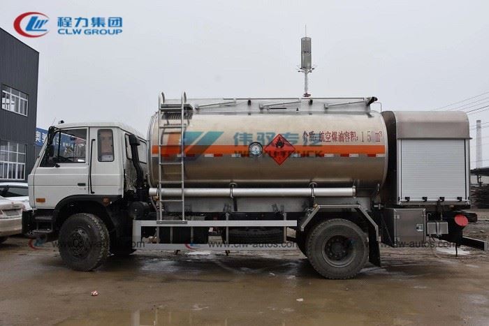Dongfeng Mobile 15cbm Helicopter Fuel Aviation Kerosene Refueling Truck