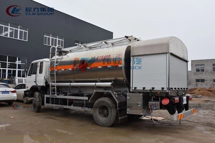 Dongfeng Mobile 15cbm Helicopter Fuel Aviation Kerosene Refueling Truck