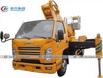 Jmc 4X2 16meters Telescopic Aerial Work Platform Truck With Hydraulic Lifter