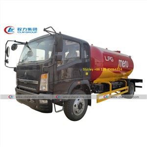 LHD 5Tons 10,000L LPG Refilling Tanker Truck