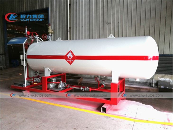 5CBM 2tons 3tons LPG Skid Station