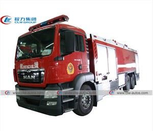 MAN 6X4 8tons Tank Fire Emergency Rescue Truck