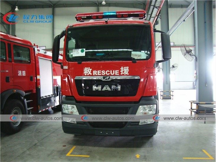 MAN 6X4 8tons Tank Fire Emergency Rescue Truck