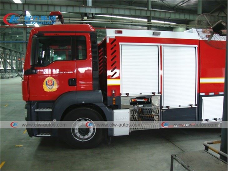 MAN 6X4 8tons Tank Fire Emergency Rescue Truck