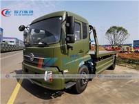 Military Army Use 8Ton Dongfeng Kingrun Flatbed Wrecker Tow Truck
