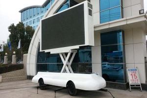 Mobile LED Advertising Trailer