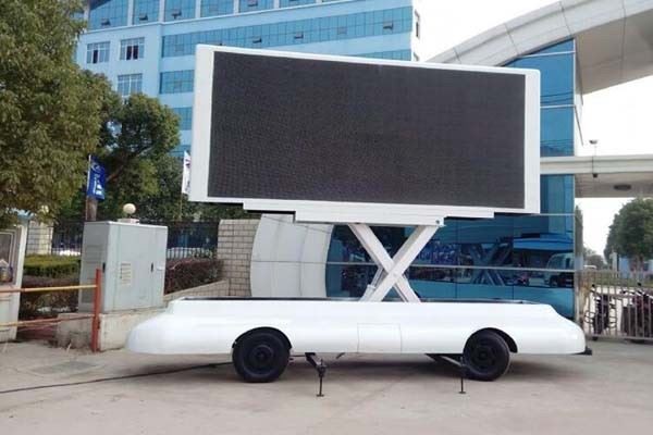 Mobile LED Advertising Trailer