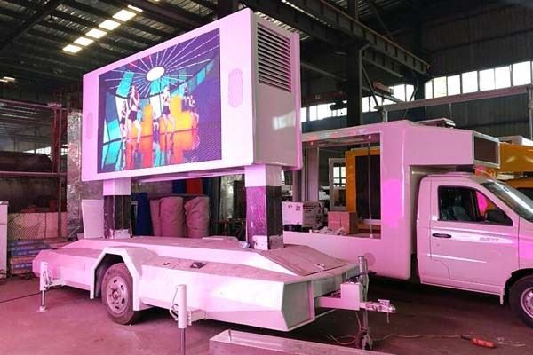 Mobile LED Advertising Trailer