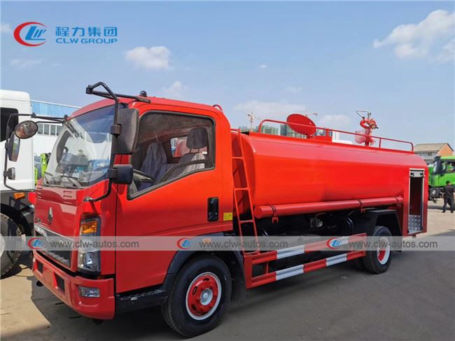Why Do You Choose Howo 5000liters 5tons Water Sprinkler Fire Fighting Truck?