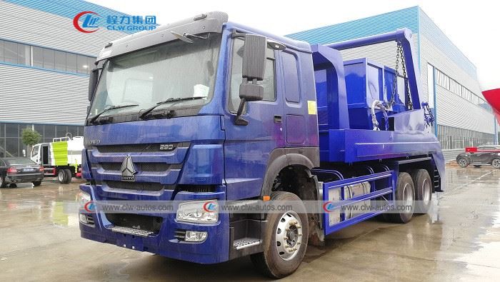 20 Units of Sinotruk Howo 12cbm Swing Arm Garbage Truck to Africa