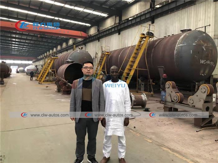 Mr.Musa from Nigeria Visited CLW Group for LPG Storage Tanks