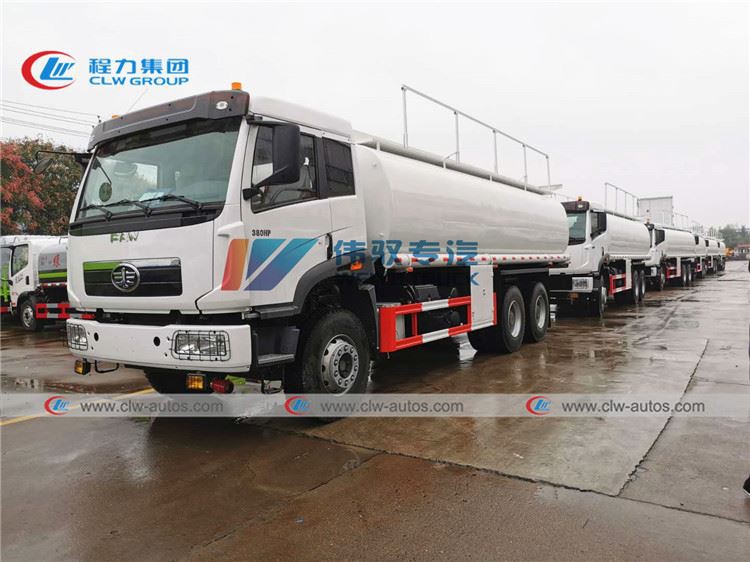【Oct.2020】To Senegal -6 Units Of FAW 24,000Liters Oil Tanker Trucks