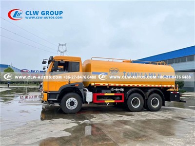 Tanzanian Water Project Receives 10 FAW J5P 340HP Water Tankers with 20,000L ...