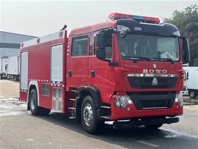 CLW Chengli Launches CLW5190GXFPM80/HW - SINOTRUK HOWO 8-ton Foam Fire Truck ...