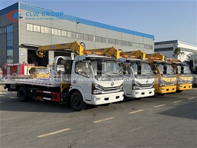 Dongfeng 4-Ton Wrecker Truck with XCMG Crane Exported to Armenia - The Ultima...