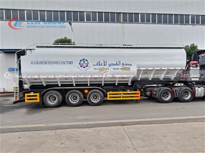 Chengli Supplys 60m³ Bulk Feed Trailers to Saudi Arabia for Livestock Industr...