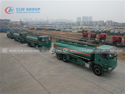 CLW Group FAW 6X6 20,000L Fuel Tank Trucks Exported to Niger: Powering Remote...