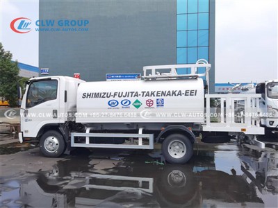 China’s Isuzu KV100 5m³ Water Tanker Exported to Philippines for Shimizu-Fuji...