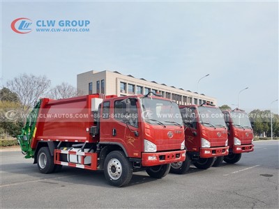 Chengli FAW Tiger VH 8m³ Compactor Garbage Trucks Arrive in Rwanda to Revolut...