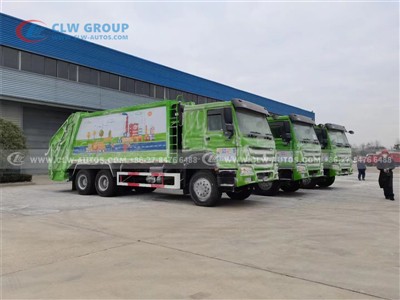 CLW Group 20m³ HOWO Refuse Compactor Trucks Revolutionize Waste Management in...