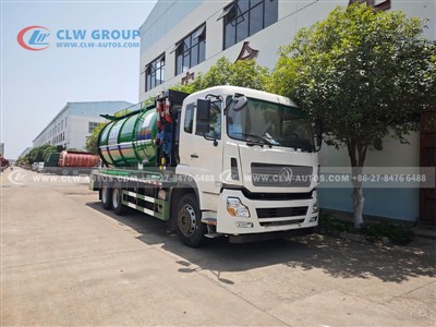 Chengli Dongfeng 6X4 17m³ Cleaning and Suction Truck Enters Mexico’s Municipa...