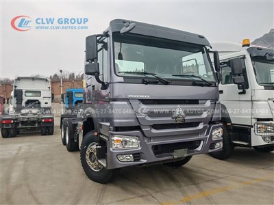 CLW Group SINOTRUK HOWO 400HP Tractor Head Exported to Guinea