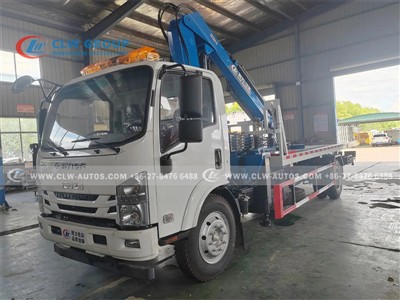 CLW Group Isuzu 700P Tow Truck with Crane Shipped to Russia