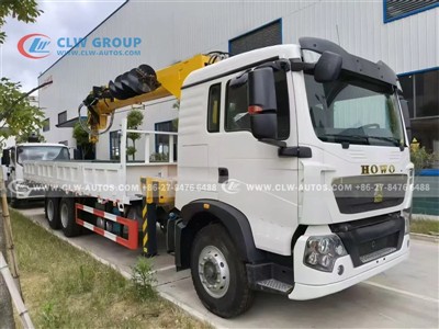 CLW Group Exports Truck-Mounted Crane with Auger Drill to Rwanda