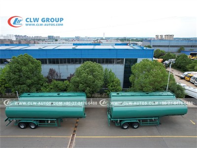 4 Units of 45,000L Food-Grade Stainless Steel Drinking Water Tanker Trailers ...