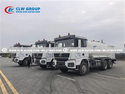 4 Units of SHACMAN X5000 345HP LPG Tanker Trucks Successfully Delivered to Ta...