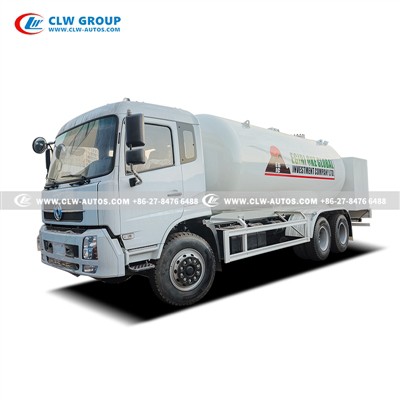 CLW Group Exports Dongfeng Tianjin 6×4 10-ton LPG Trucks to Nigeria