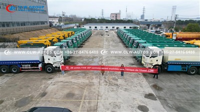 CLW Group Exports 26 FAW J6P 6x6 Trucks to West Africa, Reinforcing Regional ...