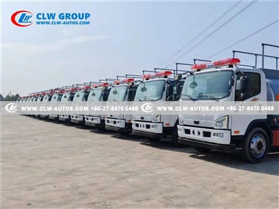 15 Units of FAW J6F 8-Ton Fuel Tanker Trucks Shipped to Nigeria by CLW Group