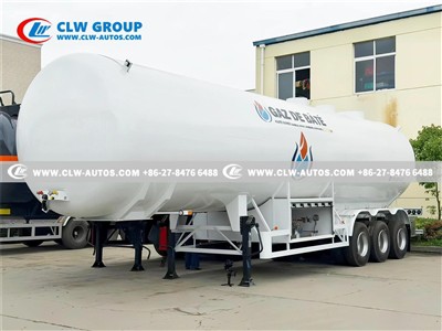 CLW Group Exports a 25-ton / 30-ton LPG Tanker Semi Trailer to Guinea