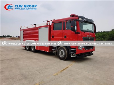 CLW Group Emergency Firefighting Series: HOWO Dry Powder & Foam Fire Truck