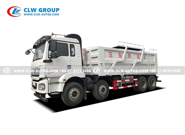 Oil Field Use Fracturing Shacman F3000 Frac Sand Transport Dump Truck With Hydraulic Tipping