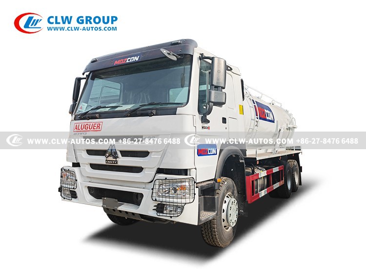 HOWO 6X4 16CBM Sewage Vacuum Suction Truck 9
